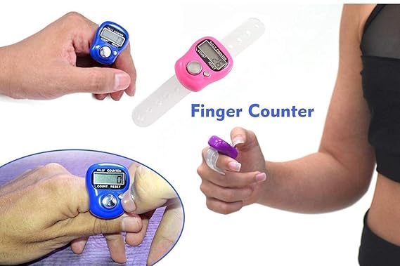 Compact Mini Finger Counter Ring with Digital Display for Prayer Counting, Meditation, Exercise Repetitions, Inventory Tracking (1Pc)